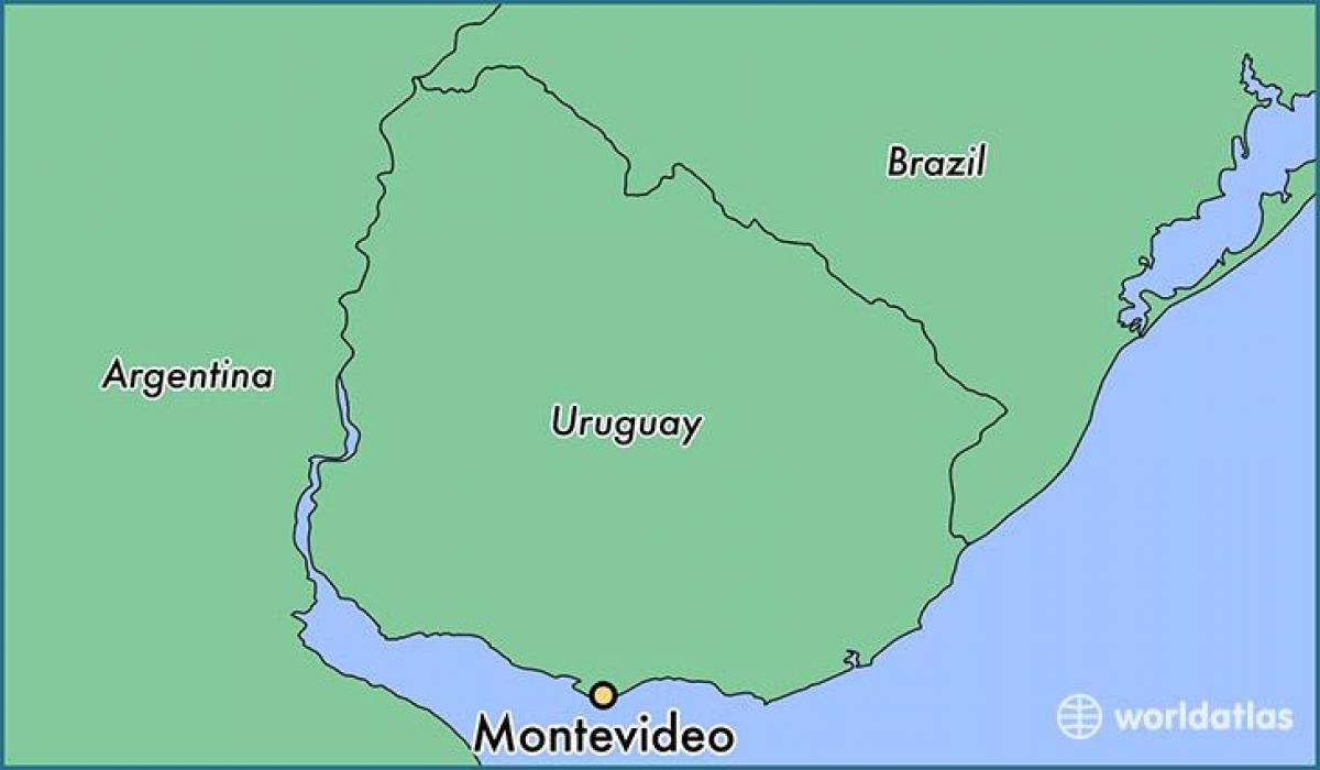 نقشہ کے مونٹیویڈیو یوراگوئے